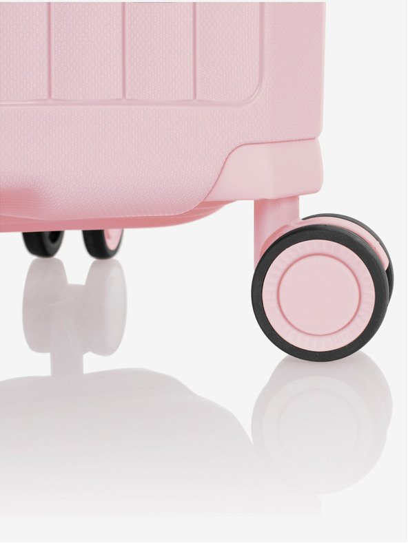 Heys Růžový dámský cestovní kufr Heys Airlite M Blush