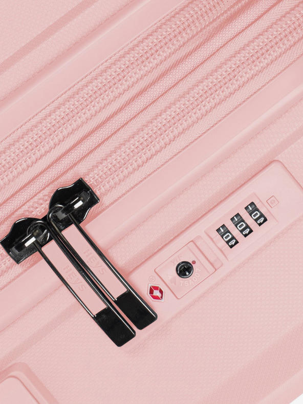 Heys Sada tří dámských cestovních kufrů v růžové barvě Heys Airlite S,M,L Blush