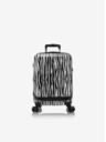 Heys Bílo-černý cestovní kufr se zvířecím vzorem Heys EZ Fashion S Zebra
