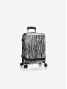 Heys Bílo-černý cestovní kufr se zvířecím vzorem Heys EZ Fashion S Zebra