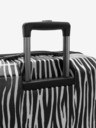 Heys Bílo-černý cestovní kufr se zvířecím vzorem Heys EZ Fashion S Zebra
