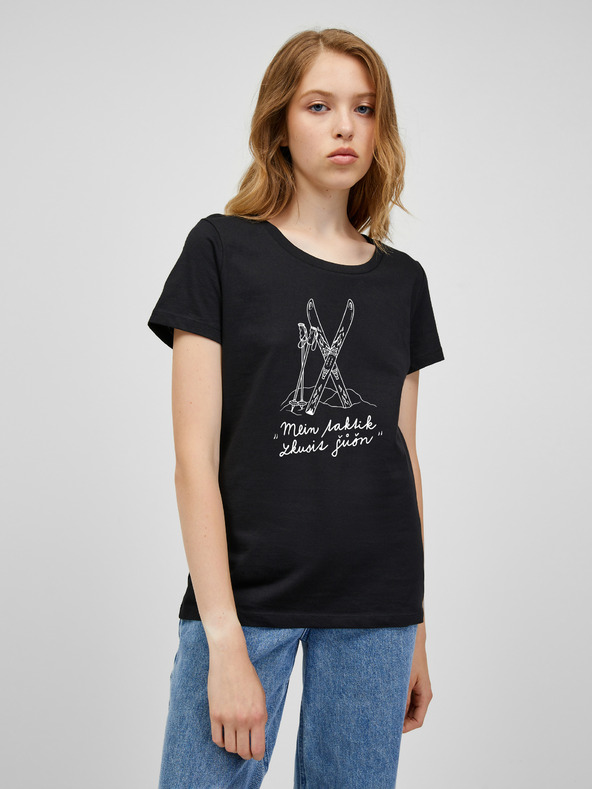 ZOOT.Original Černé dámské tričko Zoot Original Mein taktik