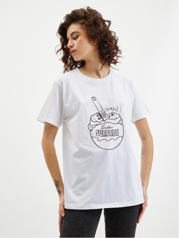 ZOOT.Original Bílé dámské tričko Zoot Original Tinder 2