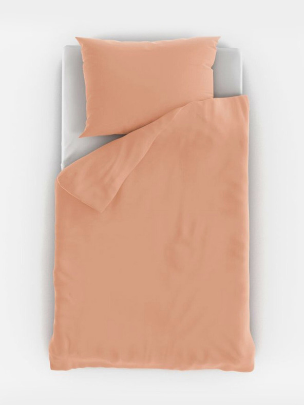 Kvalitex Bavlněné povlečení do dětské postýlky lososové