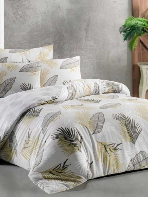 Kvalitex Francouzské bavlněné povlečení DELUX 240x200, 70x90cm SANEL šedé