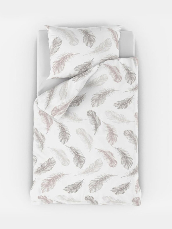 Kvalitex Bavlněné povlečení do dětské postýlky Shelby bílé