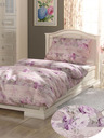 Kvalitex Francouzské bavlněné povlečení Provence Collection 220x200, 70x90cm Margot fialová Kvalitex