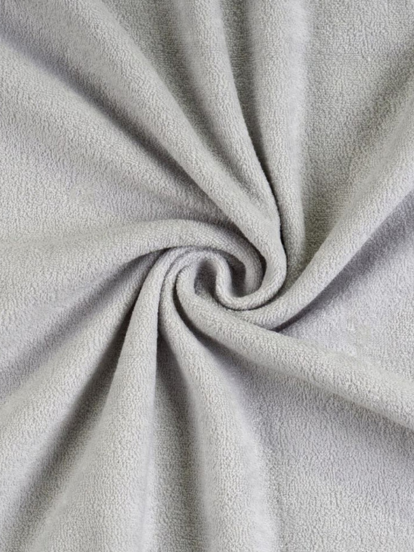 Kvalitex Froté prostěradlo 220x200cm světle šedé Kvalitex
