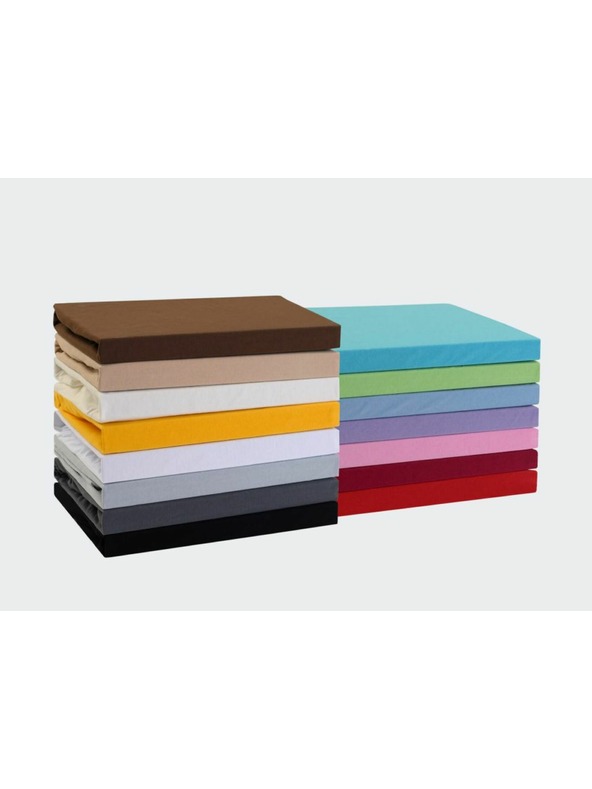 Kvalitex Jersey prostěradlo jednolůžko 90x200cm světle šedé Kvalitex