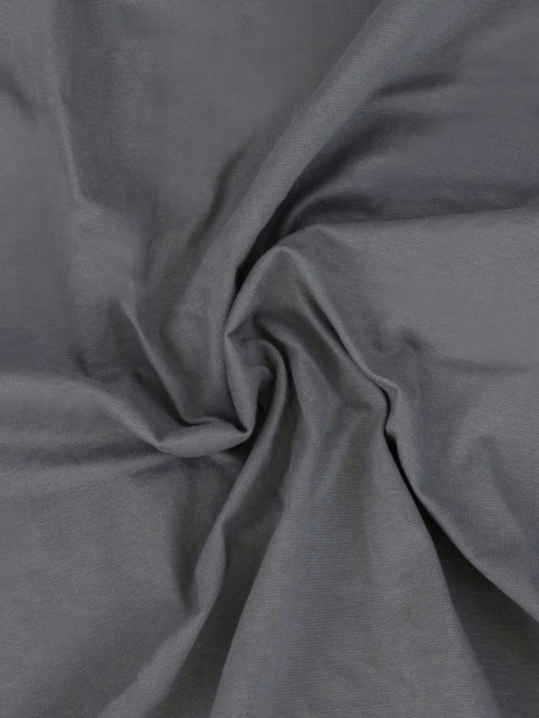 Kvalitex Jersey prostěradlo s lycrou jednolůžko 90x200cm tmavě šedé Kvalitex