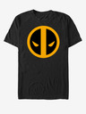 ZOOT.Fan Černé unisex tričko Marvel Dead Orange
