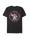 ZOOT.Fan Černé pánské tričko Disney Classics Stitch Pizza