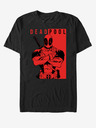 ZOOT.Fan Černé unisex tričko Marvel Deadpool Police