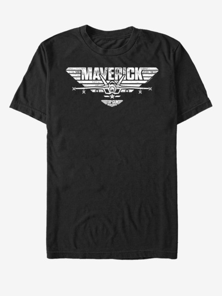ZOOT.Fan Černé unisex tričko Paramount White Maverick