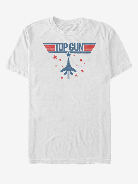 ZOOT.Fan Bílé unisex tričko Paramount Top Gun