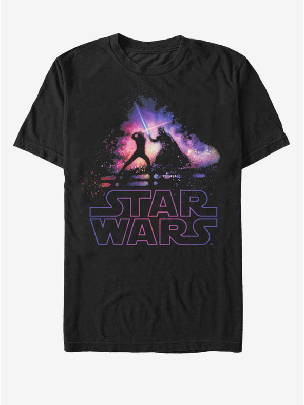 ZOOT.Fan Černé pánské tričko Star Wars Crossing Sabers