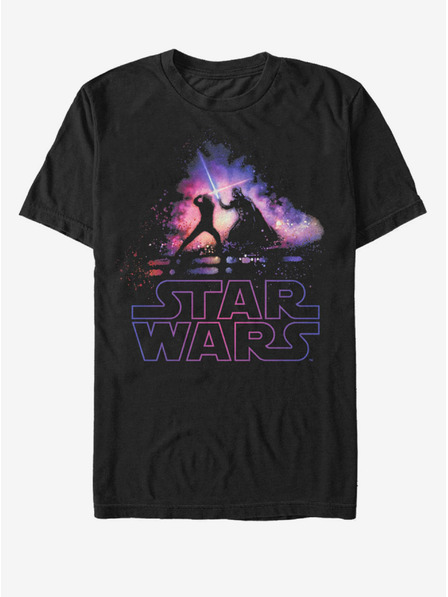 ZOOT.Fan Černé pánské tričko Star Wars Crossing Sabers