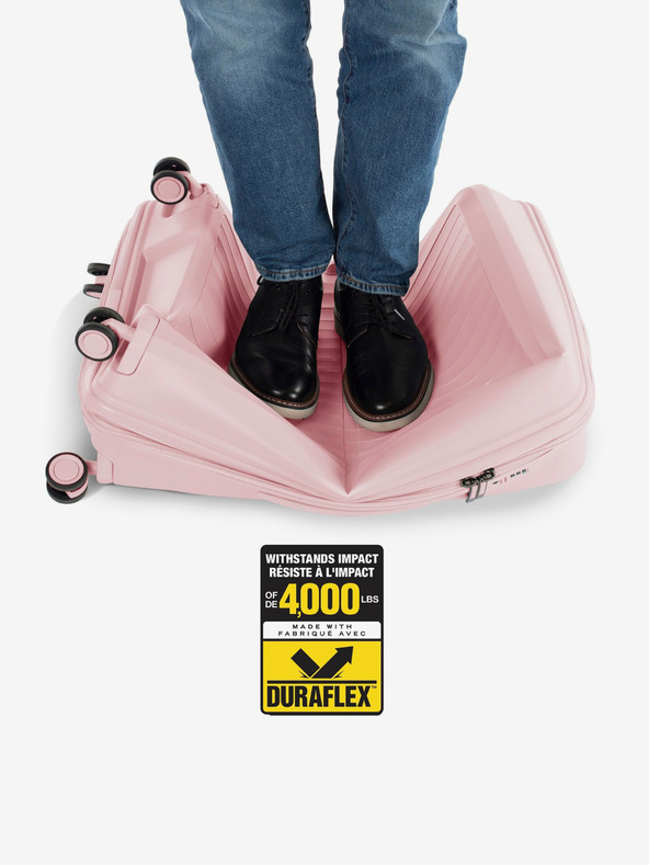 Heys Růžový dámský cestovní kufr Heys Airlite L Blush
