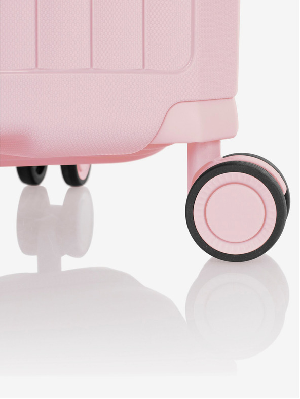 Heys Růžový dámský cestovní kufr Heys Airlite L Blush