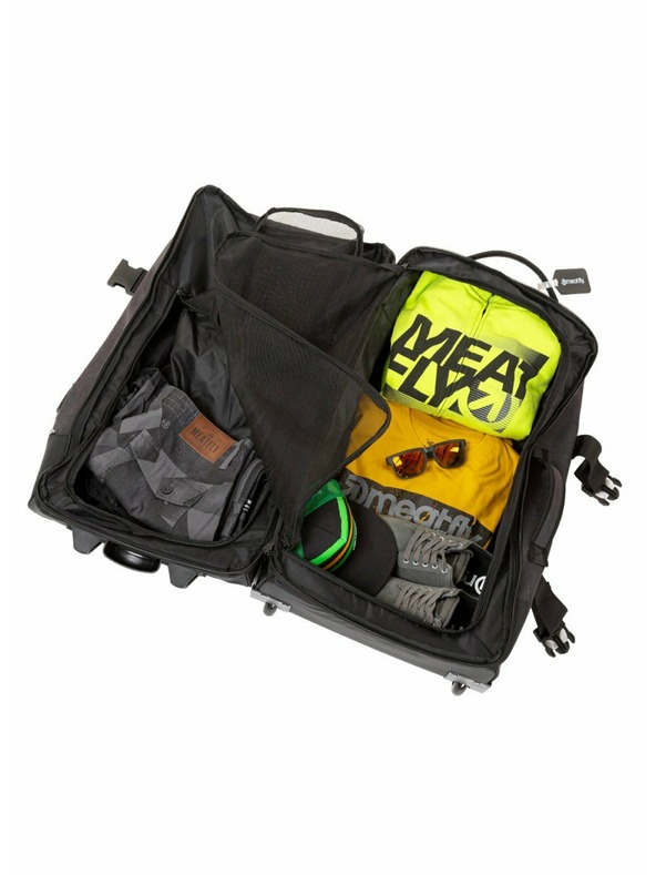 Meatfly Meatfly kufr Contin Heather Charcoal/Black | Černá | Objem 100 L