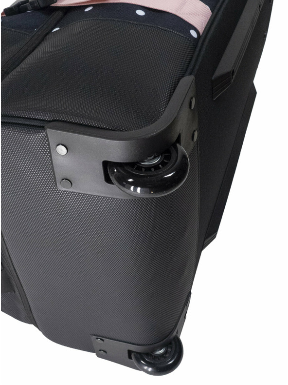 Meatfly Meatfly kufr Contin White Dot / Powder Pink | Černá | Objem 100 L