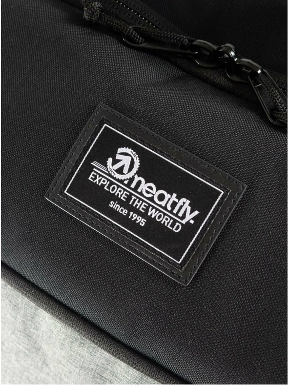 Meatfly Meatfly kufr Contin Grey Heather | Černá | Objem 100 L