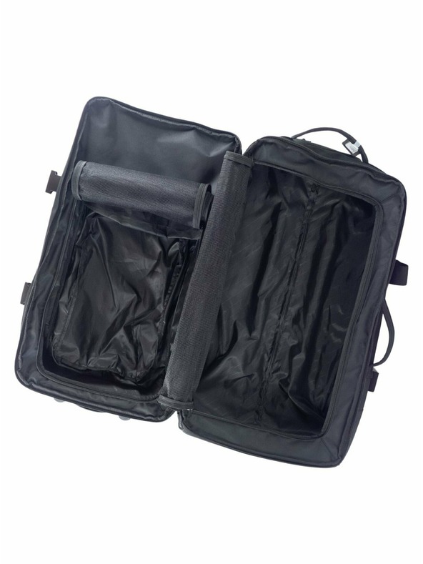 Meatfly Meatfly kufr Contin Grey Heather | Černá | Objem 100 L