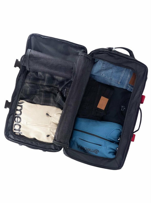 Meatfly Meatfly kufr Contin Morph Black | Černá | Objem 100 L