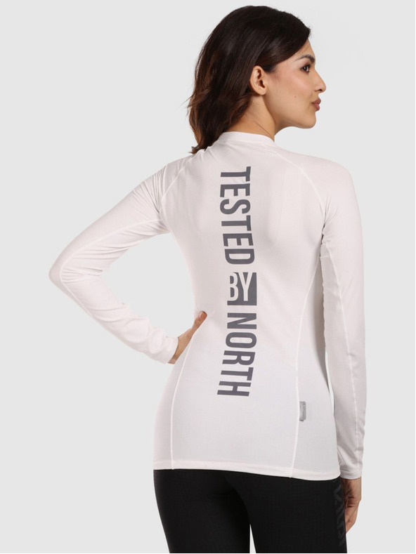 Kilpi Dámské funkční triko s dlouhým rukávem Kilpi SPOLETO-W Bílá