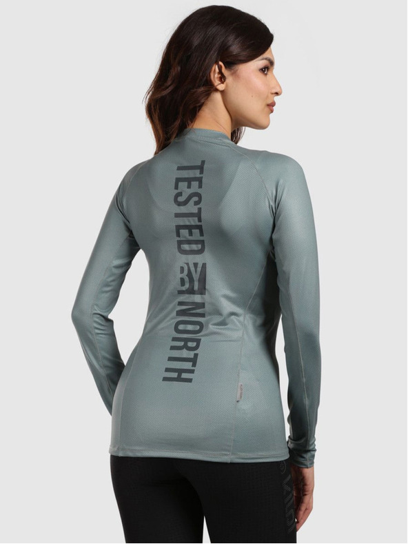 Kilpi Dámské funkční triko s dlouhým rukávem Kilpi SPOLETO-W Khaki