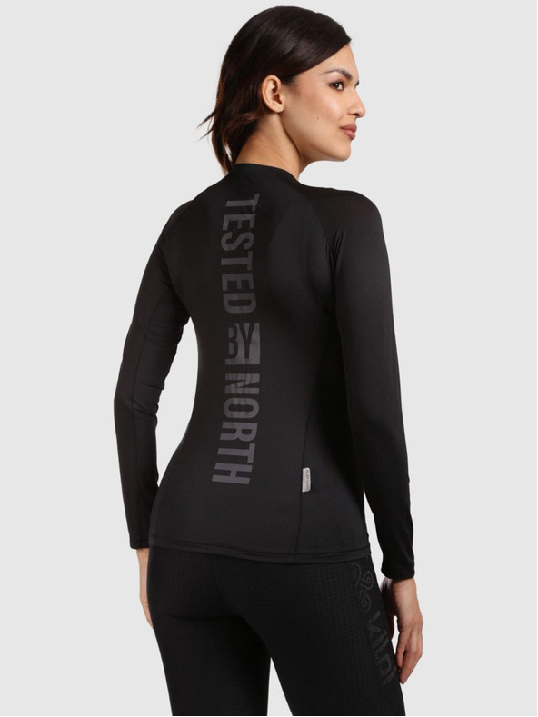 Kilpi Dámské funkční triko s dlouhým rukávem Kilpi SPOLETO-W Černá