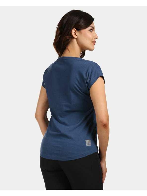 Kilpi Dámské tričko z bavlny Kilpi ROANE-W Tmavě modrá