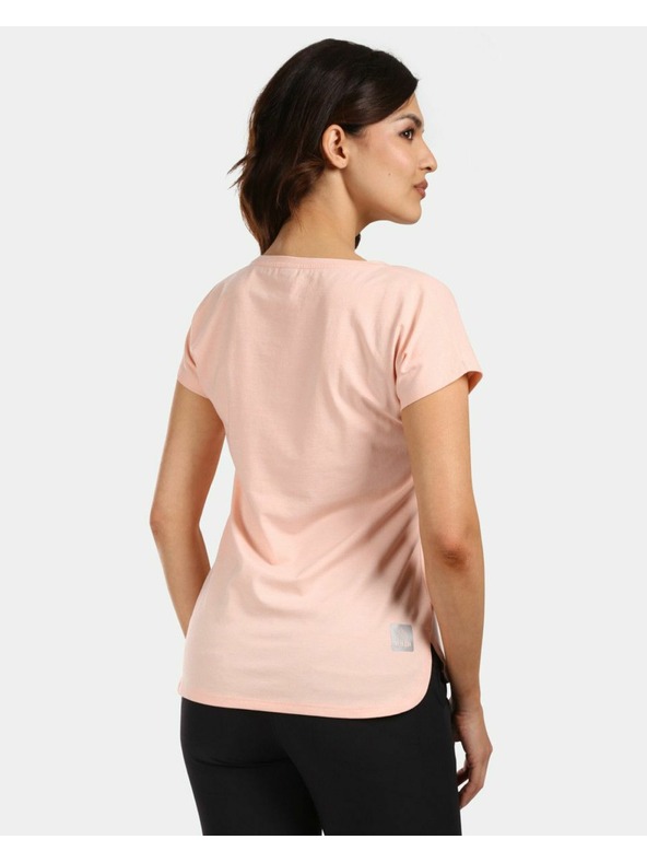 Kilpi Dámské tričko z bavlny Kilpi NELLIM-W Korálová