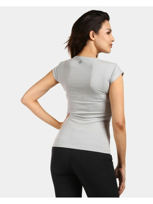 Kilpi Dámské bavlněné tričko Kilpi LOS-W Světle šedá