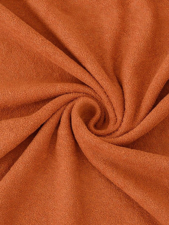 Kvalitex Froté prostěradlo 220x200cm hnědé Kvalitex