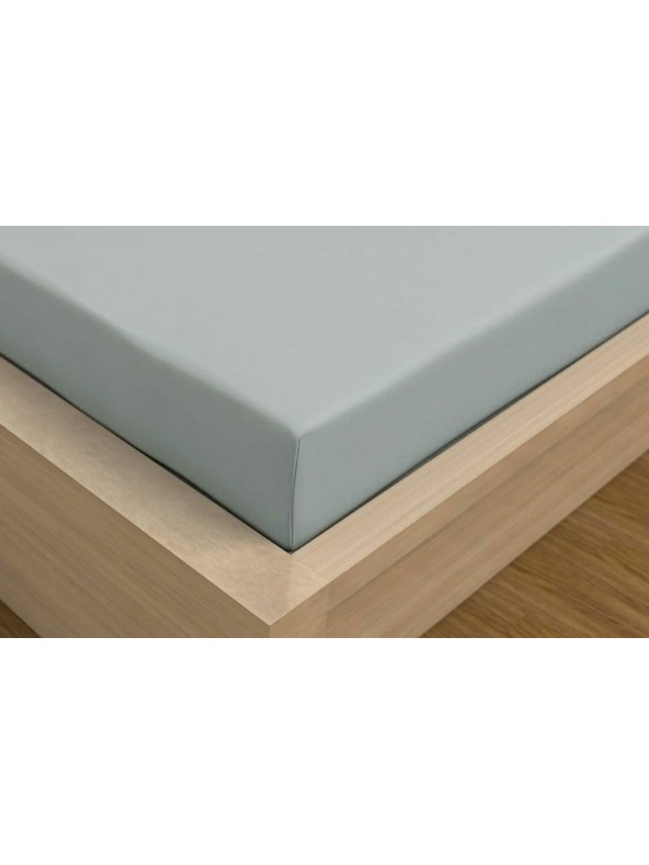 Kvalitex Jersey prostěradlo s lycrou 160x200cm světle šedé Kvalitex Kvalitex