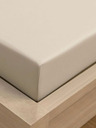 Kvalitex Jersey prostěradlo s lycrou 120x200cm světle béžové