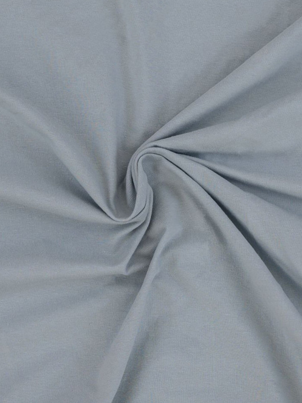 Kvalitex Jersey prostěradlo s lycrou jednolůžko 90x200cm světle šedé Kvalitex