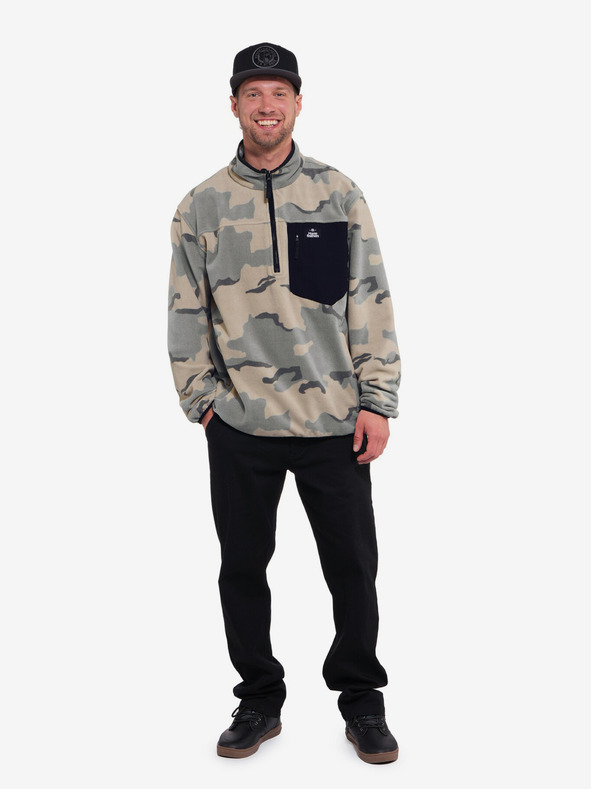 Horsefeathers Fleecová mikina Darko Pullover  Horsefeathers