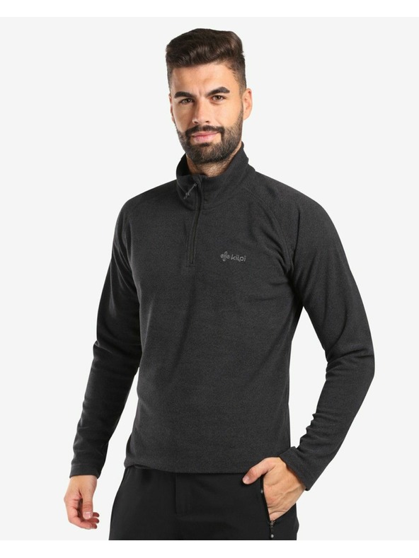 Kilpi Pánská fleecová mikina Kilpi ALMERI-M Černá