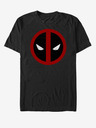 ZOOT.Fan Černé unisex tričko Marvel DeadPool Straight Away