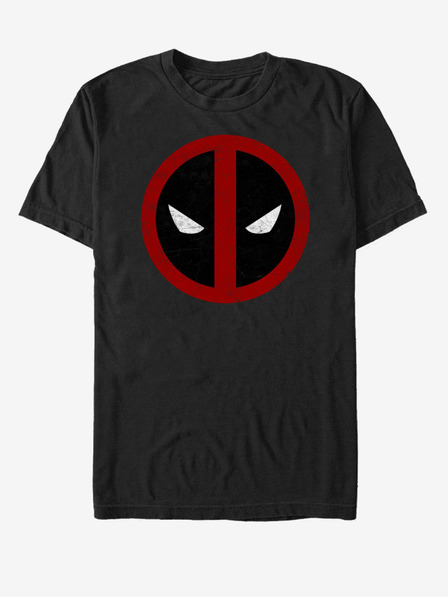 ZOOT.Fan Černé unisex tričko Marvel DeadPool Straight Away
