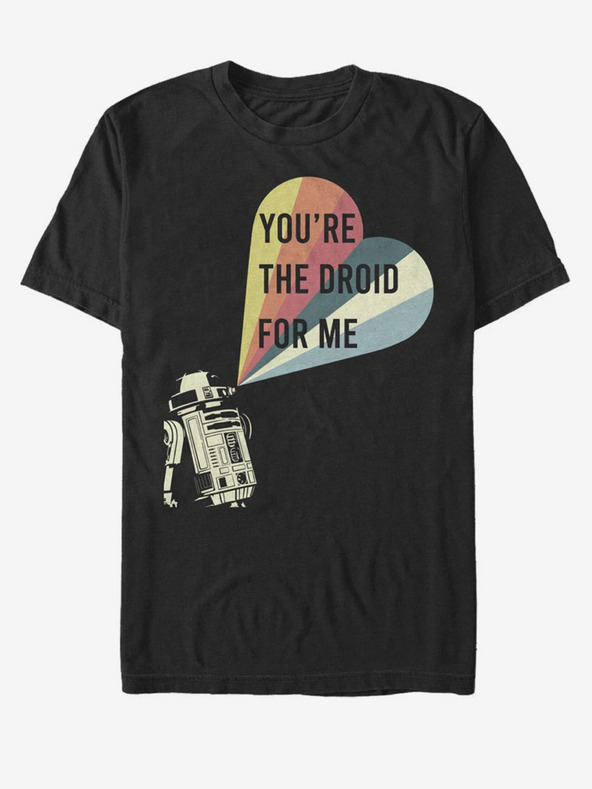 ZOOT.Fan Černé unisex tričko Star Wars Droid For Me