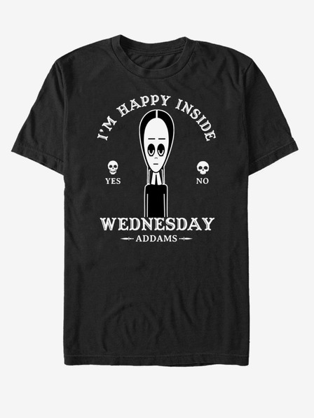 ZOOT.Fan Černé unisex tričko ZOOT.Fan MGM Wednesday Macabe