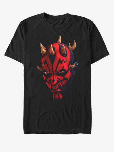 ZOOT.Fan Černé unisex tričko Star Wars Maul Face