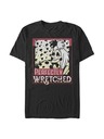 ZOOT.Fan Černé pánské tričko Disney Classics Wretched Cruella