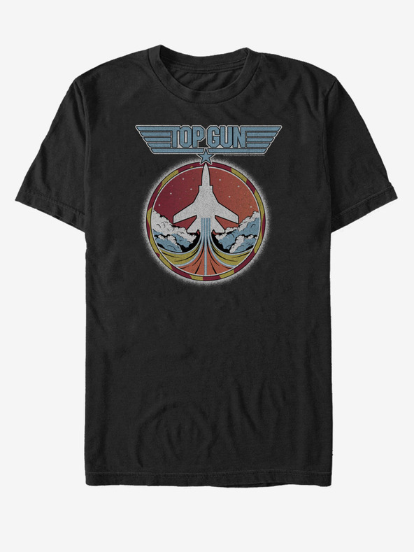 ZOOT.Fan Černé unisex tričko Paramount Top Jet