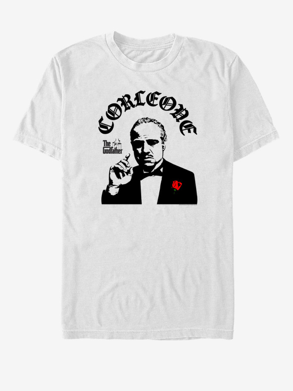 ZOOT.Fan Bílé unisex tričko ZOOT.Fan Paramount Corleone Stencil
