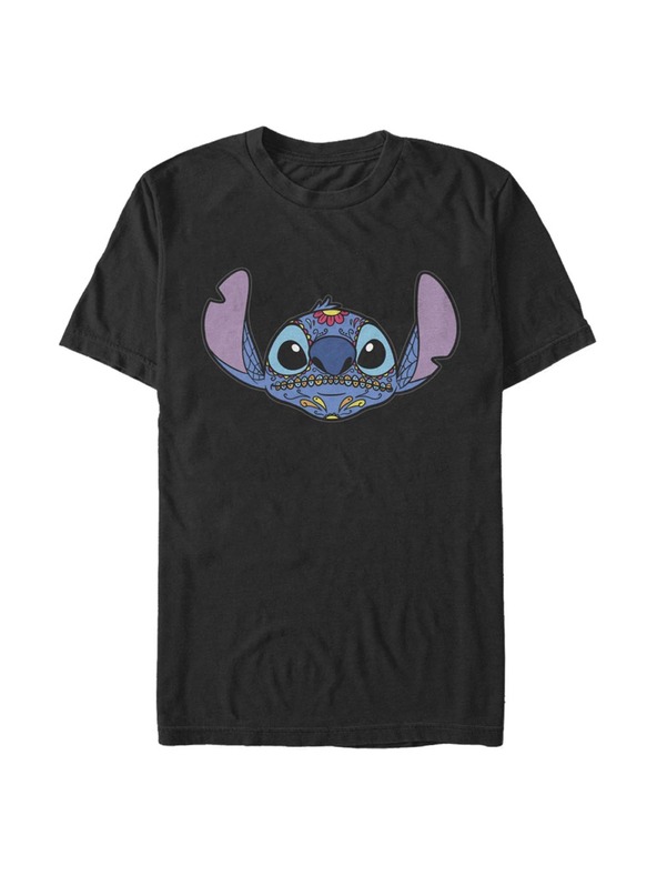 ZOOT.Fan Černé pánské tričko Disney Classics SUGAR SKULL STITCH