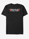 ZOOT.Fan Černé unisex tričko Paramount Top Gun 3D Logo